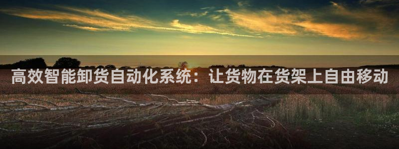 杏运体育平台：高效智能卸货自动化系统：让